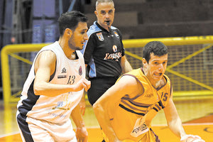 Στιγμιότυπο από το παιχνίδι του Ανδρογέα με τα Χανιά