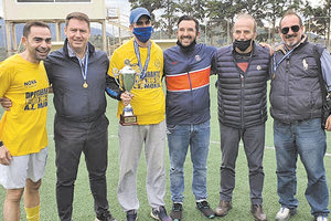 Την απονομή της ….περσινής κούπας της Β1 κατηγορίας έκανε η διοίκηση της ΕΠΣΗ στην ομάδα του Μοχού