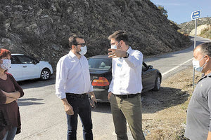 Σε κόμβους Αγίας Πελαγίας και Ρέθυμνο βρέθηκε ο Νίκος Παππάς