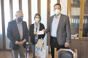 Στη δωρεά ποσού 1000 ευρώ προχώρησε ο ΟΛΗ για το Χαμόγελου του Παιδιού