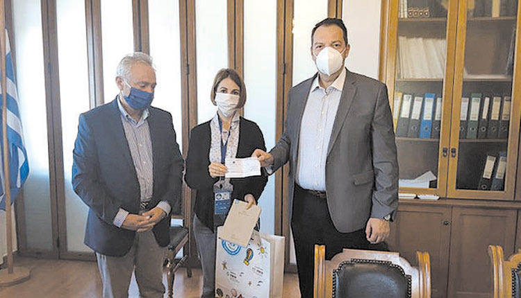 Στη δωρεά ποσού 1000 ευρώ προχώρησε ο ΟΛΗ για το Χαμόγελου του Παιδιού