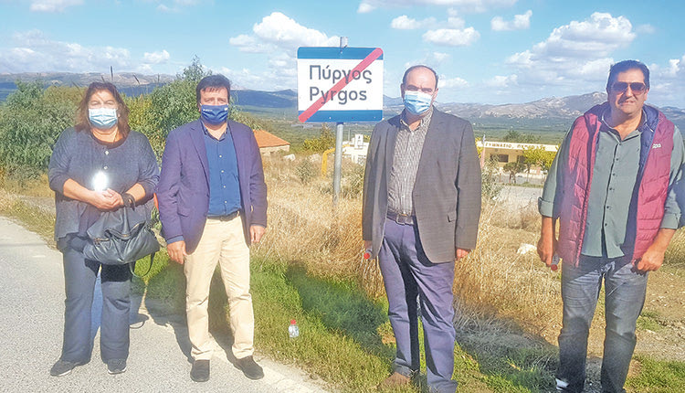 Από την επίσκεψη σε οικισμούς του Δήμου Αρχανών Αστερουσίων
