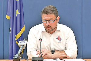 ο υφυπουργός Πολιτικής Προστασίας Νίκος Χαρδαλιάς