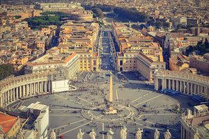 Η κεντρική πλατεία του Βατικανού