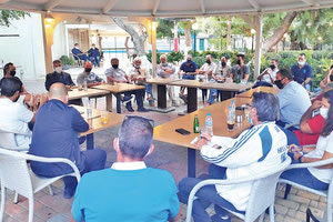 Συνάντηση με τους δέκα ιστιοπλοϊκούς ομίλους της Κρήτης πραγματοποίησε ο υφυπουργός Αθλητισμού κ. Αυγενάκης