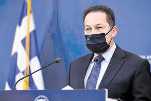 ο κυβερνητικός εκπρόσωπος Στέλιος Πέτσας