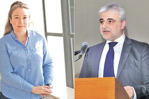 Η δρ. Αρετή Μούρκα και ο κ. Ταβερναράκης