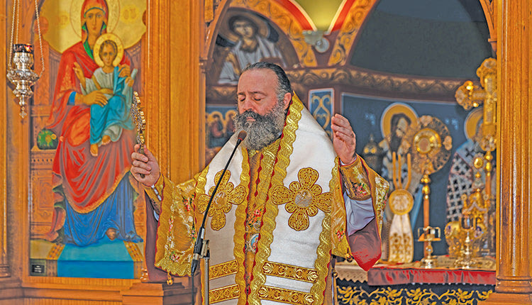 ο Σεβασμιώτατος Αρχιεπίσκοπος Αυστραλίας κ.κ. Μακάριος