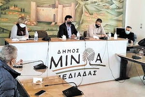 ο αντιπεριφερειάρχης Ηρακλείου Νίκος Συριγωνάκης στους Δήμους Χερσονήσου και Μινώα Πεδιάδας