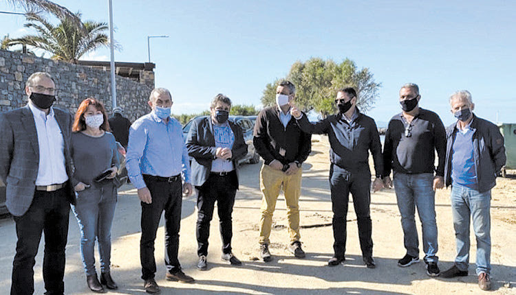 Στις ζημιές του Δήμου Χερσονήσου οι βουλευτές του ΣΥΡΙΖΑ