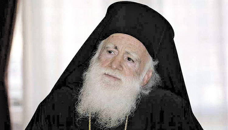 Ο  Αρχιεπίσκοπος Κρήτης κ.κ. Ειρηναίος