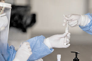 τεστ για κοροναϊό