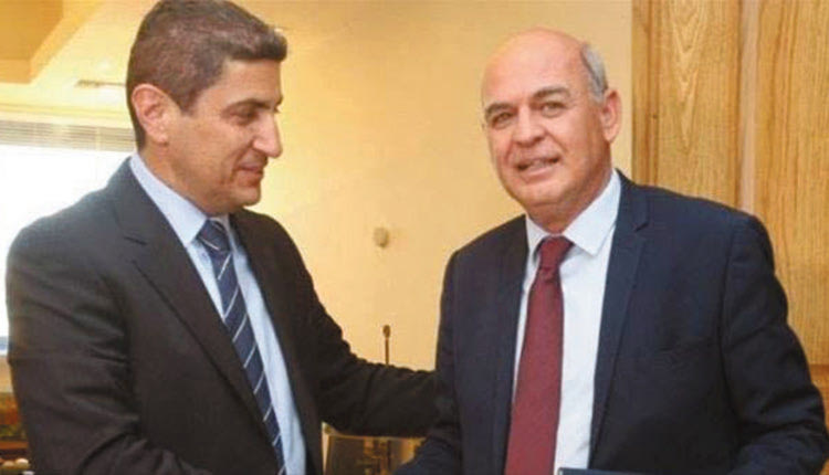 Βαγγέλης Γραμμένος και Λευτέρης. Αυγενάκης