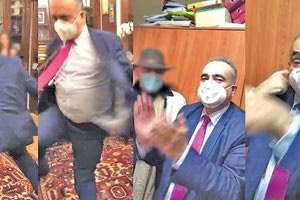 το πάρτι του προέδρου του Δικηγορικού Συλλόγου Αθηνών Βερβεσού μετά την  αποκάλυψη μέσω των social media