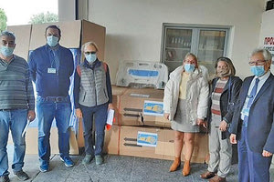 Πέντε ηλεκτροκίνητα κρεβάτια, δωρεά του ομίλου ΡΟΤΑΡΥ CANDIA παραδόθηκαν για να καλύψουν ανάγκες της Παιδιατρικής - Αιματολογικής Ογκολογικής Κλινικής του ΠΑΓΝΗ.