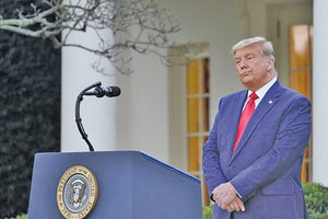 ο απερχόμενος Αμερικανός πρόεδρος Ντόναλντ Τραμπ