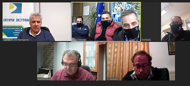 Το θέμα της άντλησης των νερών του Οροπεδίου ήταν αντικείμενο της τηλεδιάσκεψης που είχε ο Διευθύνων Σύμβουλος του Οργανισμού Ανάπτυξης Κρήτης, κ. Άρης Παπαδογιάννης με τον Δήμαρχο Οροπεδίου Λασιθίου κ. Ιωάννη Στεφανάκη