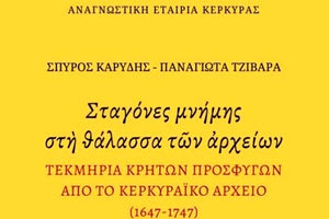 παρουσίαση της έκδοσης Σταγόνες μνήμης στη θάλασσα των αρχείων.