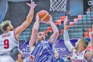 Εθνική ομάδα μπάσκετ απέναντι στη Βουλγαρία.