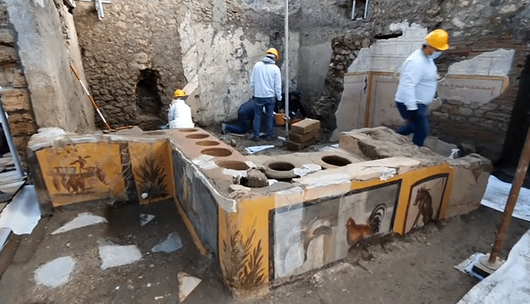 Ένα αρχαίο «φαστ φουντ» βρέθηκε στην Πομπηία