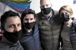 ΣΤΗΝ ΠΑΙΔΟΟΓΚΟΛΟΓΙΚΗ ΚΛΙΝΙΚΗ ΤΟΥ ΠΑΓΝΗ: Πρόσφερε δώρα και χαμόγελα ο Ηρόδοτος