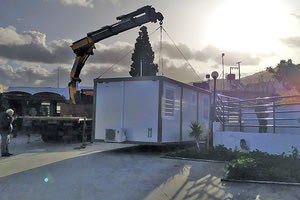 Οικίσκος διαλογής Covid στο Κέντρο Υγείας Χάρακα