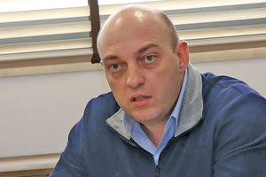 Ο αντιπρόεδρος του ΕΣΔΑΚ και αντιδήμαρχος Καθαριότητας Κώστας Βαρδαβάς