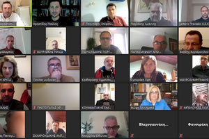 Η Φώφη Γεννηματά, στο πλαίσιο τηλεδιάσκεψης που πραγματοποίησε με τον Πρόεδρο και εκπροσώπους της Ομοσπονδίας Εμπορικών Συλλόγων Κρήτης