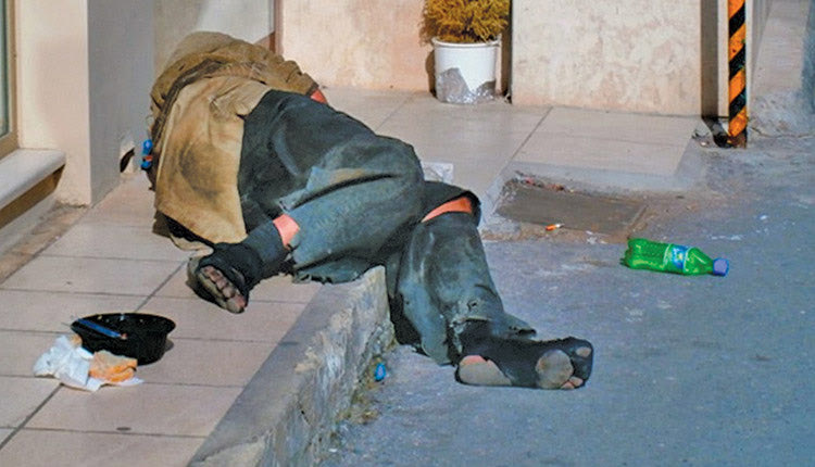 άστεγοι της πόλης