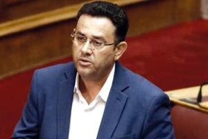 Ο βουλευτής του ΚΚΕ Μανώλης Συντυχάκης