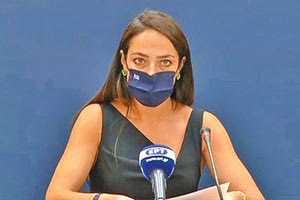 η υφυπουργός Εργασίας Δόμνα Μιχαηλίδου