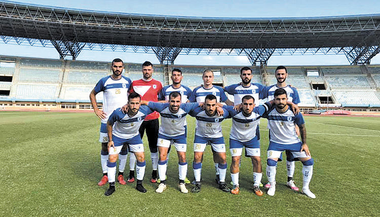 Ο Ηρόδοτος όπως παρατάχθηκε στο χθεσινό φιλικό με Εργοτέλη