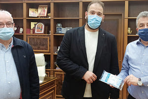 Οι κ.κ. Βαμβακάς, Κασιμάκης και Αρναουτάκης