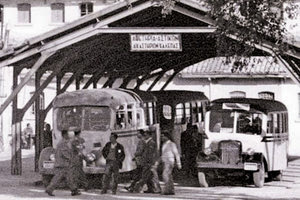 Η φωτογραφία της ημέρας: Λεωφορεία του αστικού ΚΤΕΛ στα Χανιά