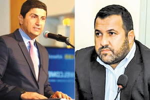 Ο κ. Αυγενάκης και ο δήμαρχος Γόρτυνας κ. Κοκολάκης