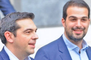 Αλέξης Τσίπρας και ο πρώην κυβερνητικός εκπρόσωπος Γαβριήλ Σακελλαρίδης