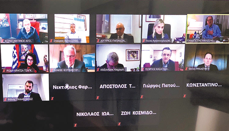 Από τηn τηλεδιάσκεψη Βορίδη με τους περιφερειάρχες