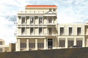 ο σχεδιασμός της αποκατάστασης και ανάπλασης του ιστορικού ξενοδοχείου «Μίνως», στην 25η Αυγούστου