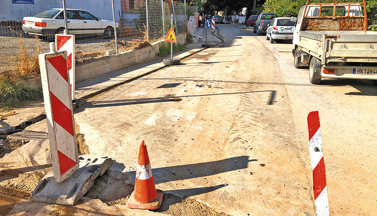 Συνεχίζονται οι εργασίες σε διάφορα σημεία της πόλης