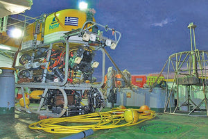 Το υποβρύχιο τηλεκατευθυνόμενο όχημα (ROV) του πλοίου «Αιγαίο» του ΕΛΚΕΘΕ