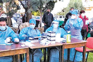 Τεστ κοροναϊού στο Παλαίκαστρο Σητείας