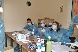 covid-19 τεστ που έγιναν στο Παλαίκαστρο Σητείας