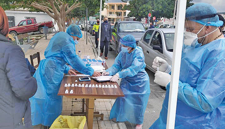 τεστ Covid-19 που έγιναν στο Παλαίκαστρο Σητείας