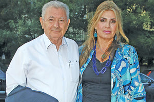  ο Σήφης Βαλυράκης με την γυναίκα του