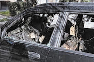 περιστατικά με καμένα αυτοκίνητα