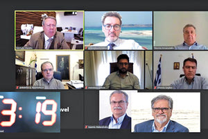 Από την τηλεδιάσκεψη για το μέλλον του τουρισμού στην Κρήτη