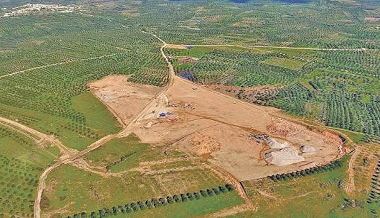 Ο χώρος που θα γίνει το αεροδρόμιο Καστελλίου