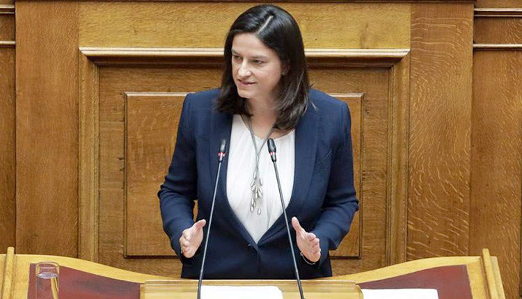 H υπουργός Παιδείας, κ. Νίκη Κεραμέως