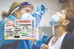 ο αριθμός των νέων κρουσμάτων 8/2/2021