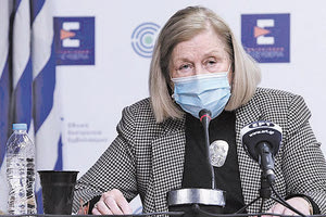 H πρόεδρος της Εθνικής Επιτροπής Εμβολιασμών, Μαρία Θεοδωρίδου